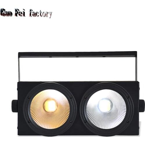 2Eyes 2X100W Strobe Effect Par Led 200W Lyre Wash Cob Disco DMX Light For KTV Bar Christmas New Year Party Show