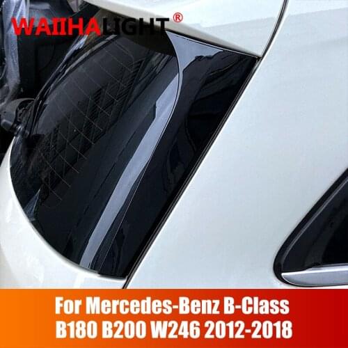 2pcs/set Rear Window Side Spoiler Spoiler Canard Canards Splitter For Mercedes for Benz B Class W246 B180 B200 2012 2013-2018