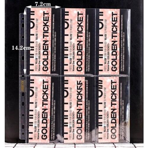 20PCS/LOT MEET XY 6 Pockets Small Size Cards Pages Board Game Card Protector Album For MiNi Size Collection 7.2cmx14.2cm