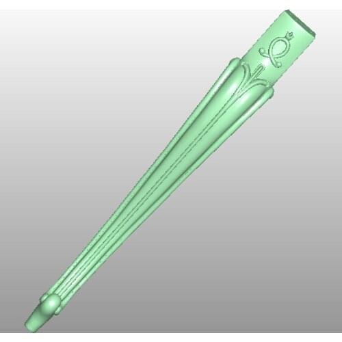 3D model STL format file for cnc router engraving furniture sofa cabinet chair leg pattern Artcam 724