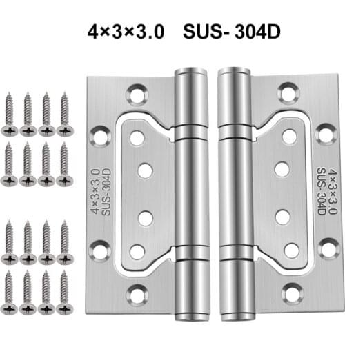 4 Inch 5 Inch Stainless Steel Door Hinge Cabinet Drawer Hinge Counter Back Flap Home Hinge Furniture Hardware Accessories