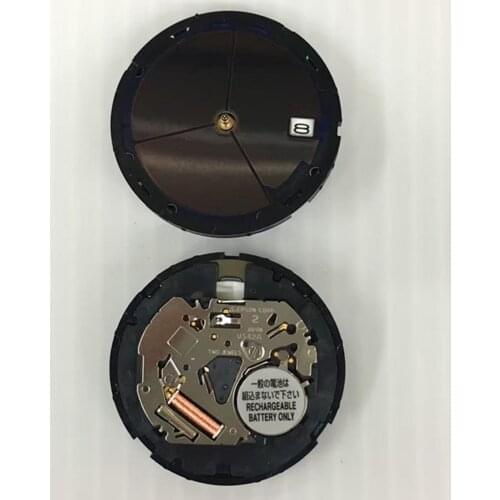Watch accessories original Japanese photokinetic quartz movement VS42A movement three needle single calendar with battery