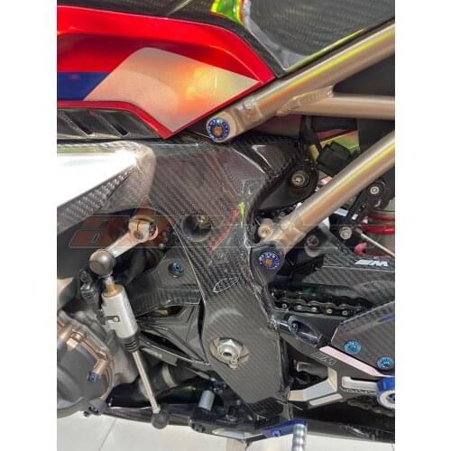 Big Frame Heat Shield Cover For BMW S1000RR 2019-2020 Carbon Fiber
