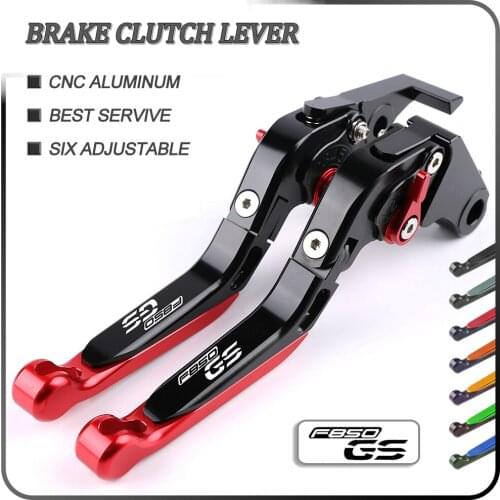 For BMW F850GS F 850 2018 2019 2020 Motorcycle Accessories CNC Aluminum Alloy Adjustable Folding Extendable Brake Clutch Levers