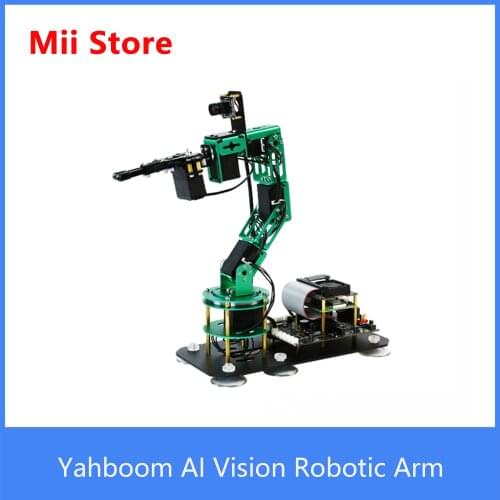 DOFBOT model training AI vision robot arm Open source programming intelligent sorting kit for Raspberry Pi 4B board