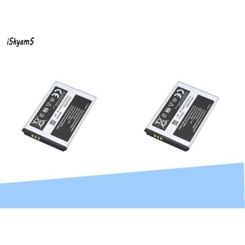 ISkyamS 2x 800mAh AB463446BU Replacement Battery For Samsung SGH GH E251 E258 E350 E428 E500 X208 E900 E908 C512 X630 X680