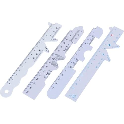 4pcs Measure Optical Vernier PD Ruler Pupil Distance Meter Eye Ophthalmic Tool Or 1pcs Eye Occluder For Vision Test Tool