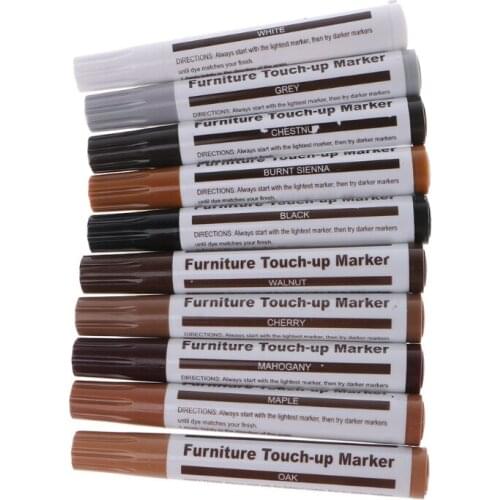 Furniture Markers Touch Up 21Pcs Marker Wax Stick with Sharpener Funiture Repair