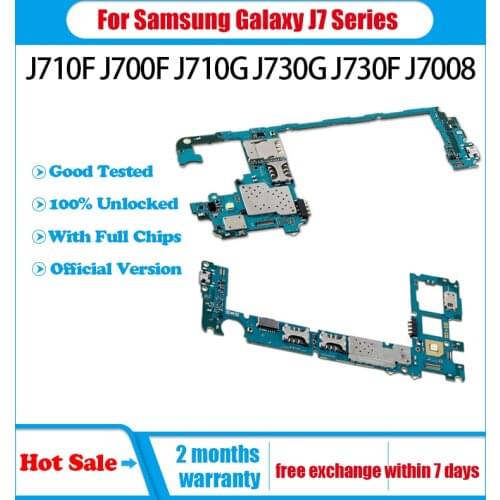 Good Tested Mainboard For Samsung Galaxy J7 J710F J700F J710G J730G J730F J7008 Motherboard,For Samsung Galaxy J7 Logic Board