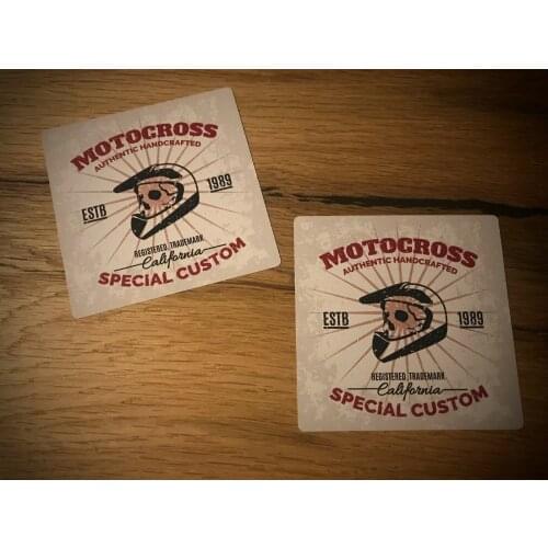 Motocross Vintage Cross Racing Bike Enduro USA Retro Tuning #040 stickers and decals