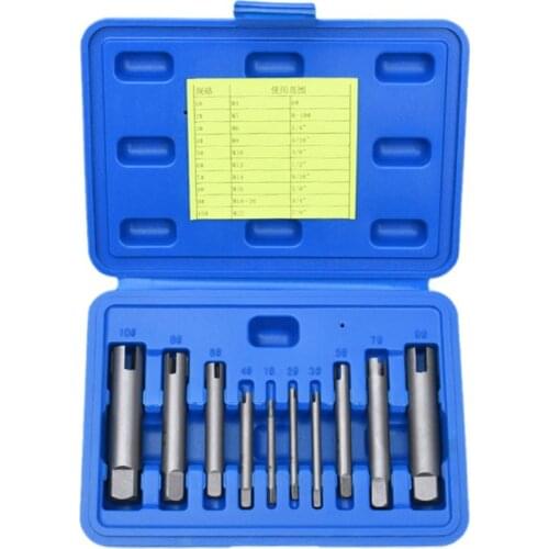 1 Set Broken Tap Extractor Removal Tool Kit Guide Easy Out Wire Screw Tap Extractor Remover Tools M4-M24