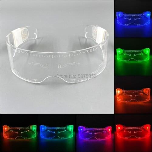 New Fashion LED Light up Glasses Glow Party LED Glasses Light up Glasses Rave Costume Carnival Party Glasses Decoration