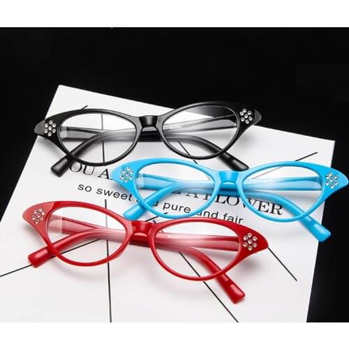Fashion Women Cat Eye Eyeglasses Men Myopia Optical Glasse Frame Eye Glasses Computer Transparent Clear Frame Oculos