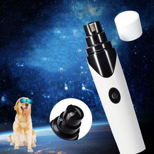 Rechargeable Pet Dog Nail Grinders USB Charging Painless Pet Nail Clippers for Dog Cat Paws Nail Grooming Trimmer Tools