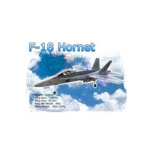 F18 Foam RC Plane Unassembled Kit