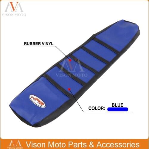 Ribbed Gripper Soft Seat Cover For Yamaha WR250F 07-08 11-14 WR450F 07-08 2011 Dirt Pit Bike Enduro Motocross Motorcycle