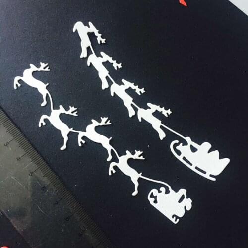Christmas Reideer crapbooking cutting/embossing die scrapbook cutting DIY greeting card making stencils Decorations