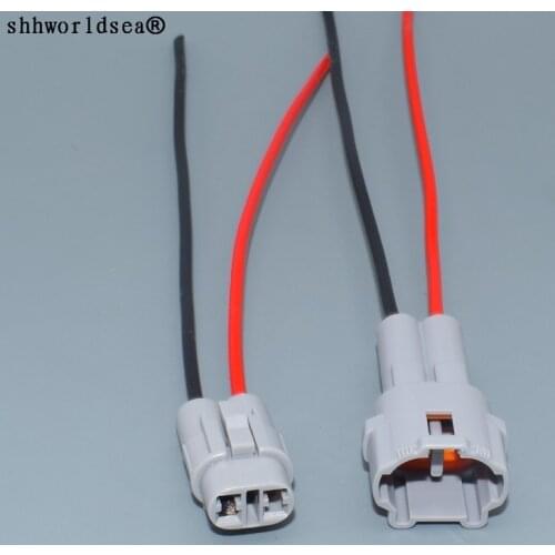 Shhworldsea 2 Hole Female Male Automtive Connector 6090-1031 6090-1001 Wiring Harness Motorcycle Wiring Socket For Car