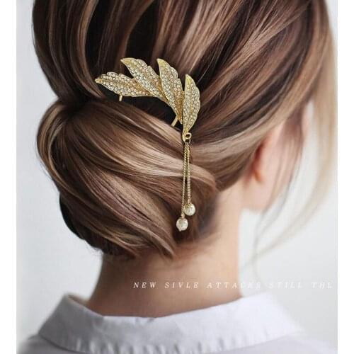 Hairpin Artifact U-Shaped Retro Hairpin Ball Head Hairpin Headdress Female Pearl Hairpin Back Head Hairpin
