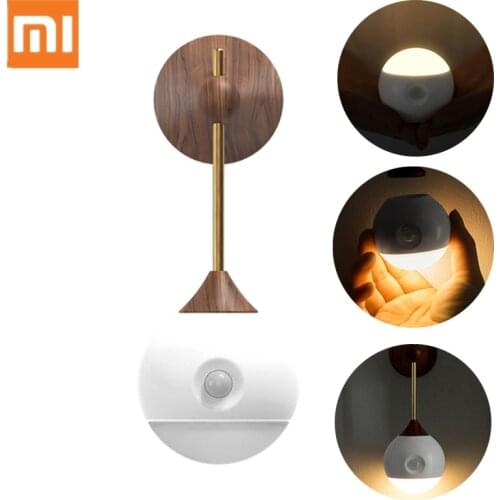 New Xiaomi Sothing Sunny Smart Sensor Night Light Infrared Induction USB Charging Removable Night Lamp For xiaomi smart home