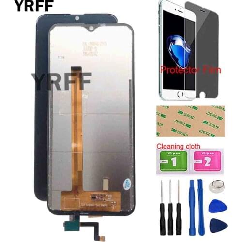 LCD Display Touch Screen For Doogee Y8C Digitizer Panel LCD Display Assembly Replacement Parts Tools Protector Film
