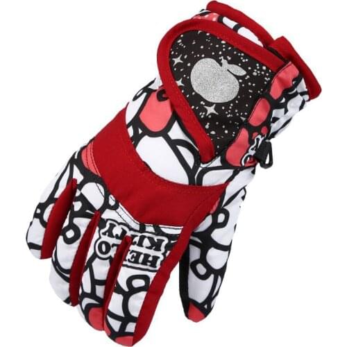 1pc New Colorful Kids Gloves Outdoor Waterproof Windproof Ski Gloves For Kids Toddlers Boys Girls Winter Warm Gloves