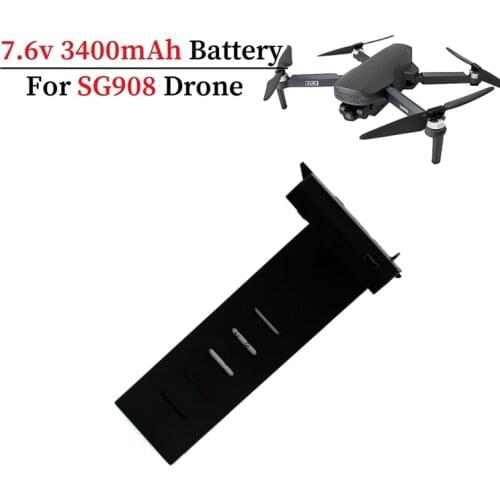 1Pcs Original 7.6V 3400mAh Battery For sg908 drone GPS RC Quadcopter Toys Spare Parts Accessories