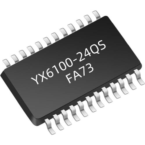 10PCS/LOT MP3 Decoder Chip/6100-24SQS/Music Chip/Serial Port/Voice IC/Flash