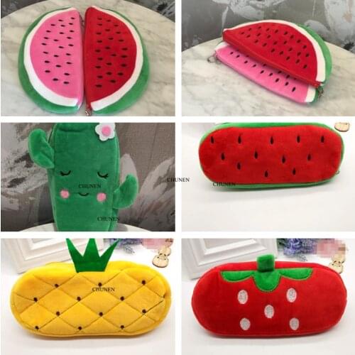 Watermelon etc. Plush Purse , size 10cm approx. plush purse toys
