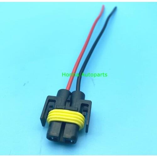 2 pin H11 Fog Lamp Harness Connector Automotive Waterproof Connector HID Xenon Lamp Plug 12124819 wire harness