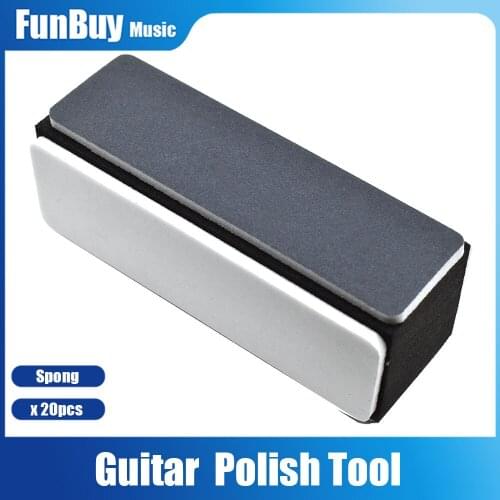 20pcs Guitar Sanding Beam Leveling File for Guitar Bass Fret Polish Tool Repair Guitar Leveling Beam Guitar Repair Tool