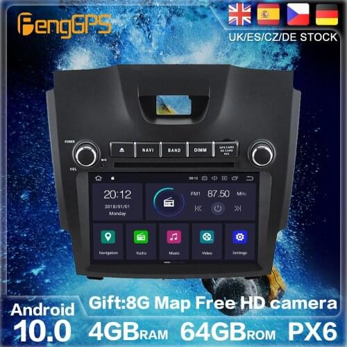 Android 10 PX6 For Chevorlet S10/TRAILBLAZER 2011-2018 GPS Navigation Auto Radio Stereo Car DVD Multimedia Player HeadUnit 2DIN