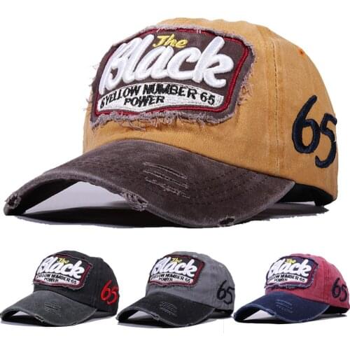 Mens Baseball Cap Womens Summer Caps Snapback Cap kpop Letter 3D Embroidery Cotton Retro Washed Denim Cap Male Beach Headdress