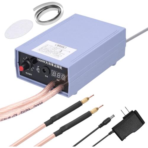 Household Portable 18650 Battery Spot-welding Machine High Power Rechargeable Welding Device for 0.1-0.25mm Nickel Sheet