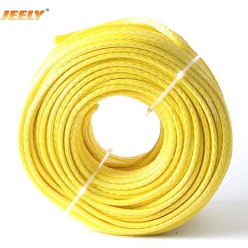 JEELY 16mm 100m UHMWPE Towing Winch Rope 12strands Braided
