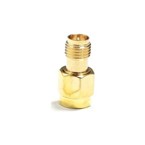 1pc RP-SMA Male Plug to RP-SMA Female Jack RF Coax Adapter Modem Convertor Connector Straight goldplated NEW wholesale