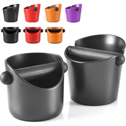 Coffee Powder Residue Box Black Deep Bowl Non-slip Detachable Knock Bar Coffee Machine Grounds Recycling Bucket Grind Trash Bin