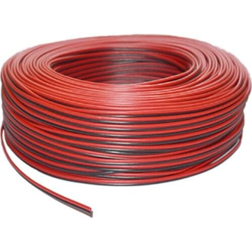 Red and black speaker cable 1.0 square millimeter audio cable