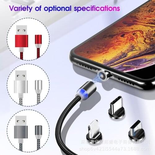 Hot Magnetic USB Cable Fast Charging USB Type C Cable Magnet Charger Data Charge Micro USB Cable Mobile Phone Cable USB Cord