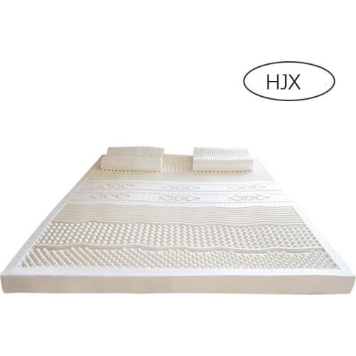 HJX 100% Natural latex Tatami Slow rebound Mattresses Foldable single double Tatami MattressWith a White Inner Cover