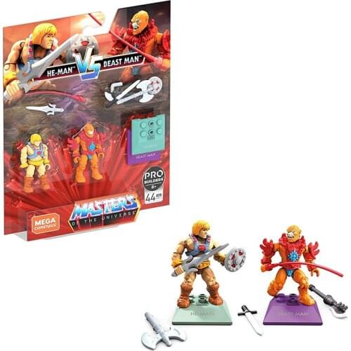 Mega Construx Heroes He-Man Vs Beat Man Multi GNN73 Educational toys Collectors Edition Childrens Adult Birthday Gift