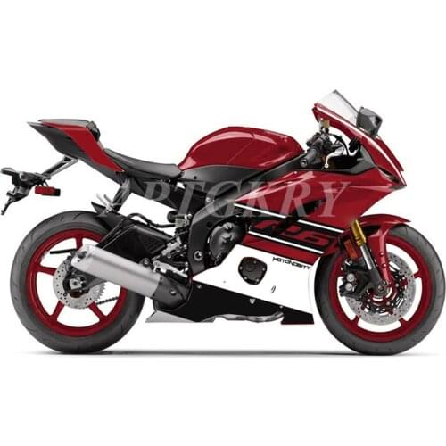 New ABS Motorcycle Fairing Kits Fit For Yamaha YZF 600 R6 2017 2018 2019 2020 R6 17 18 19 20 Bodywork Set Red White