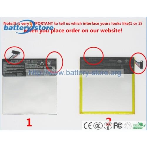 New Genuine laptop batteries for ME571KL-1A039A,ME571KL-1A004A,C11P1304,ME571KL K008,ME571-LTE,3.8V,2 cell