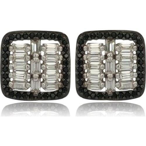 New Cute Hot Sale Luxury Female Crystal Zircon Bohemian Turkish Earrings Fashion Sterling Silver Brincos Jewelry Wedding Vintage