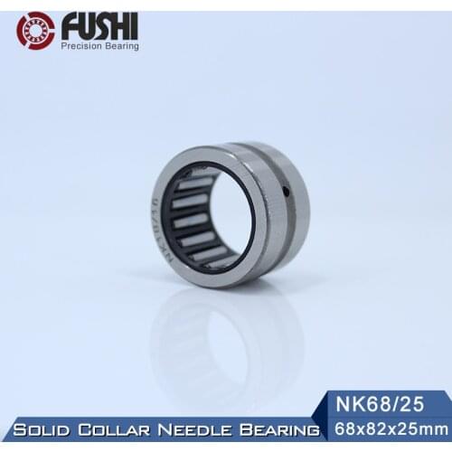 NK68/25 Bearing 68*82*25 mm ( 1 PC ) Solid Collar Needle Roller Bearings Without Inner Ring NK68/25 NK6825 Bearing