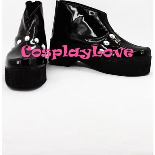 Custom Made Japanese Anime Black One Piece Brook Cosplay Shoes For Christmas Halloween Party Birthday CosplayLove