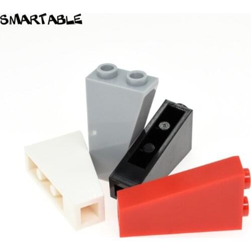 Smartable Slope Inverted 75 2x1x3 Building Blocks MOC Parts Toys For Kids Gift Compatible Major Brands City 2449 40pcs/lot
