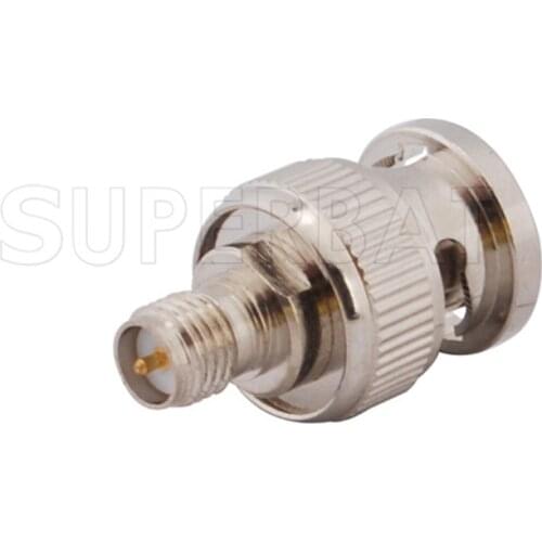 Superbat RP-BNC Plug ( Female center) to RP-SMA Jack(Male pin) RF Coaxial Adapter Connector