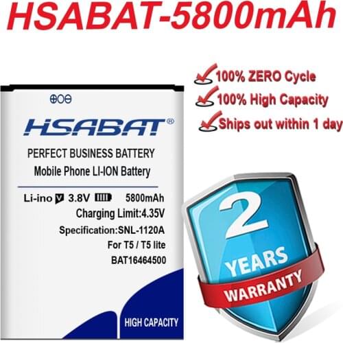 Top Brand 100% New 5700mAh Battery for DOOGEE T5 for DOOGEE T5 Lite BAT16464500 in stock