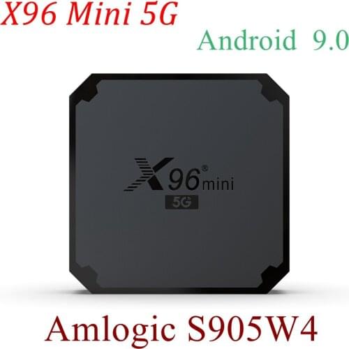 20PCS X96 Mini 5G Android 9.0 TV Box Amlogic S905W4 Quad Core 1G 8G 2G 16G 2.4G&5G Dual Wifi 4K Ultra HD Youtube Media Player